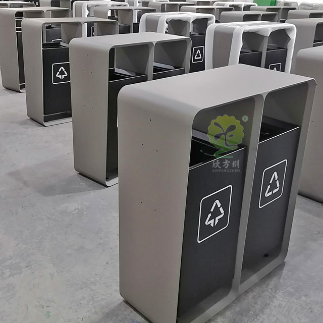提升公共空間品質(zhì)，深圳金屬垃圾桶助你一臂之力