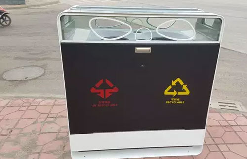 成都高大上果皮箱：有WiFi，靠太陽能工作