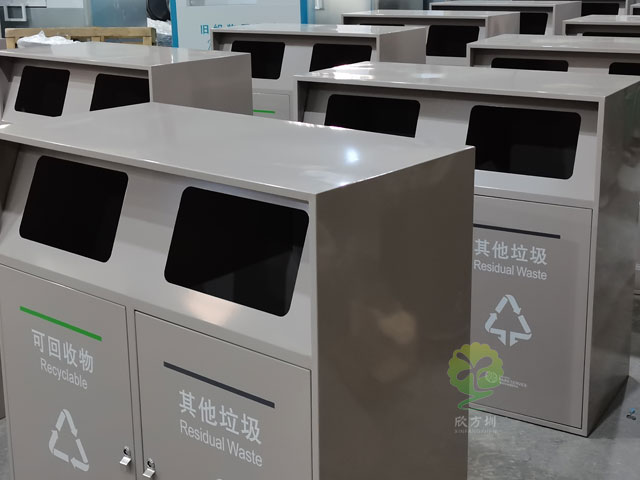 提升公共空間品質(zhì)，深圳金屬垃圾桶助你一臂之力